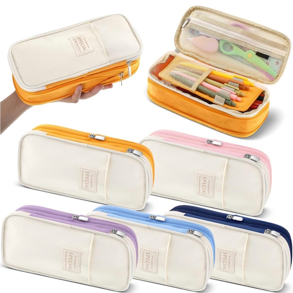 5 pack pencil pouches NEW